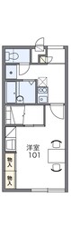 レオパレスフェリーチェ壱番館の物件間取画像